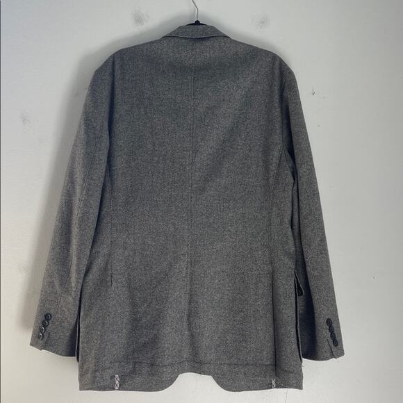 Kroon Harrison wool cashmere lightly lined two button two vent sport coat blazer - Picture 7 of 7